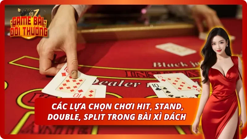 Blackjack – Trò Chơi Đánh Bài 21 Điểm Kinh Điển Nhất 4 Một số hành động cơ bản cần phải thực hiện trong bài Blackjack